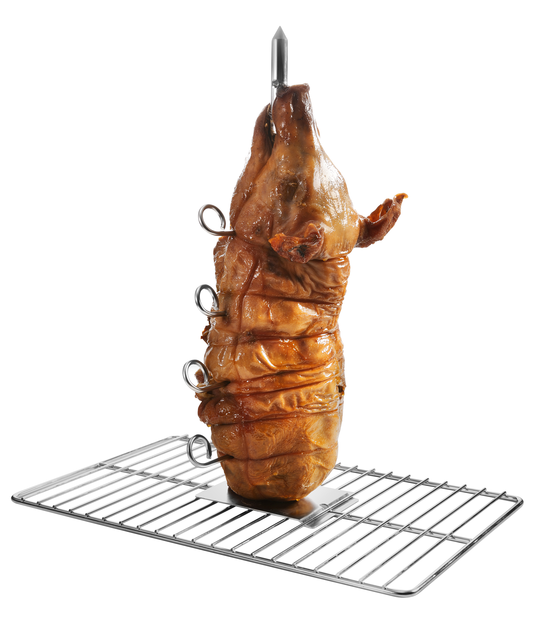 LAMB SPIT Spies-Grillrost für Lamm und Spanferkel Edelstahl h550mm